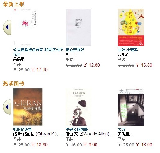 最新上市、熱銷等